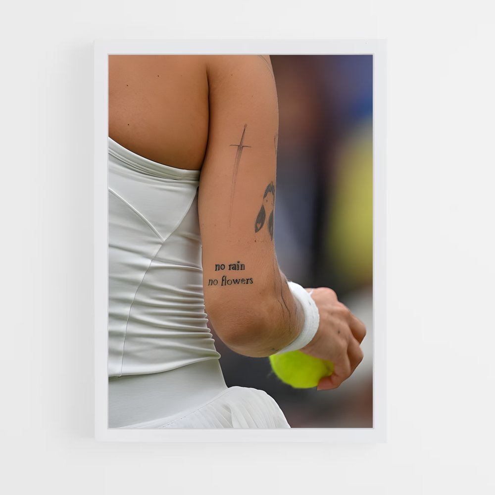 Poster Marketa vondrousova symbolique – affiche Tennis (vue 3)